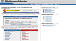 Desktop Screenshot of fileresearchcenter.com